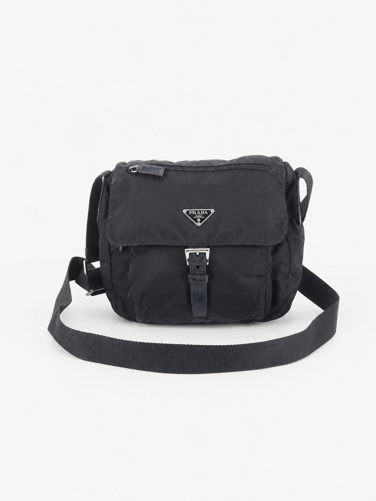 PRADA - SINGLE BUCKLE MESSENGER