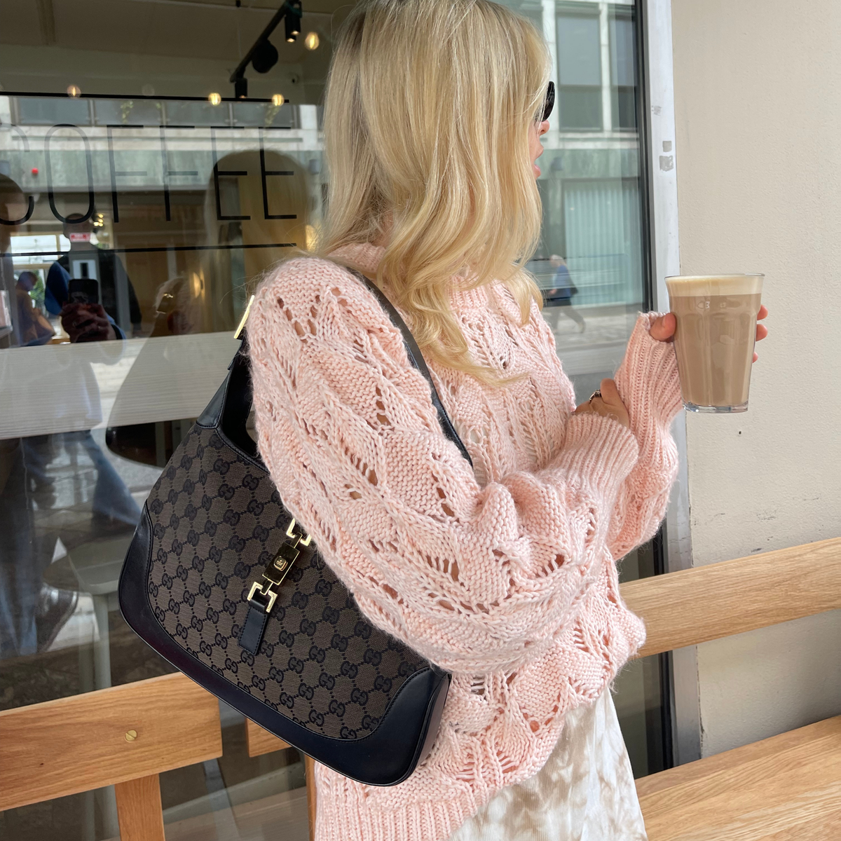 Gucci Medium Jackie Pink Leather