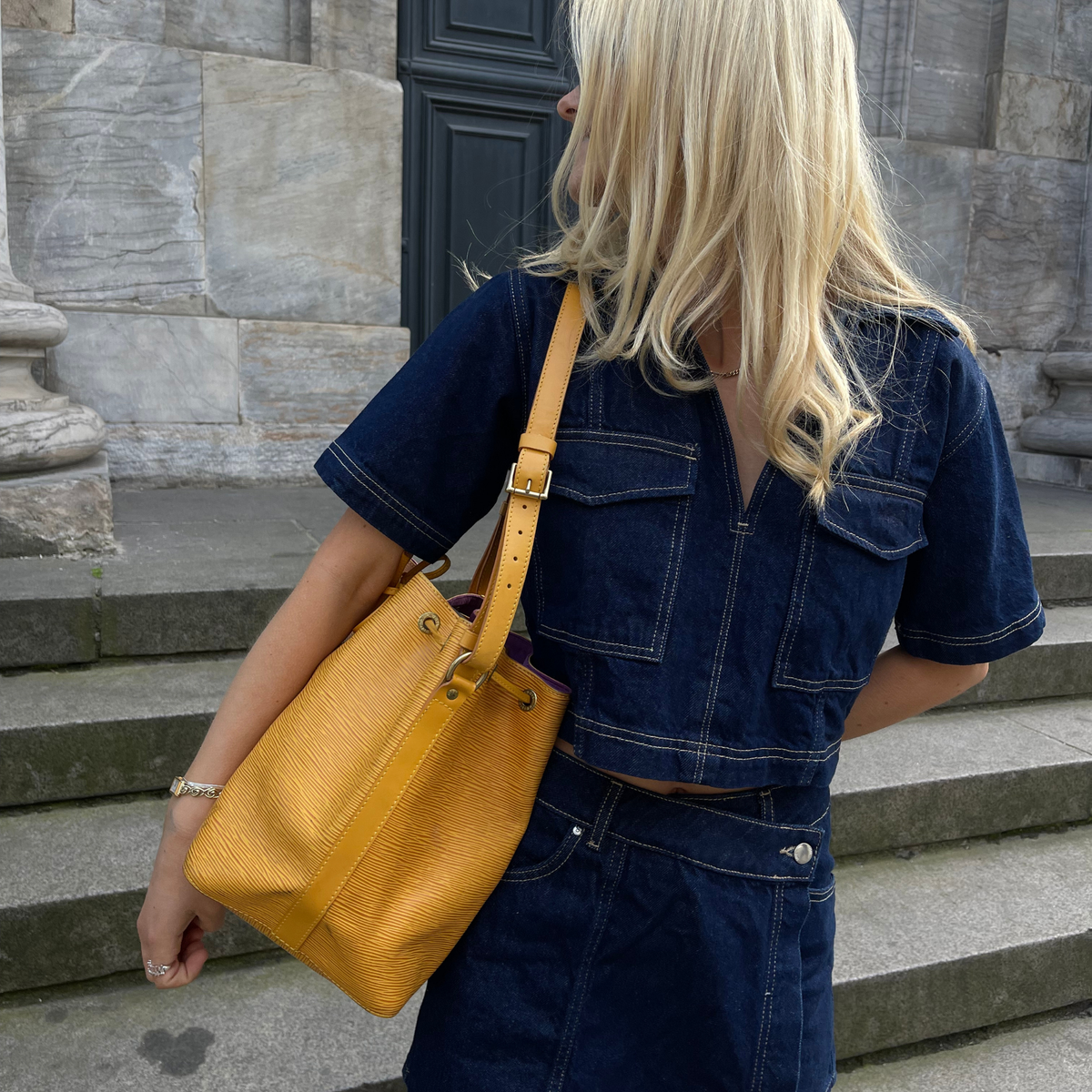 Louis Vuitton Petit Noé Yellow Canvas