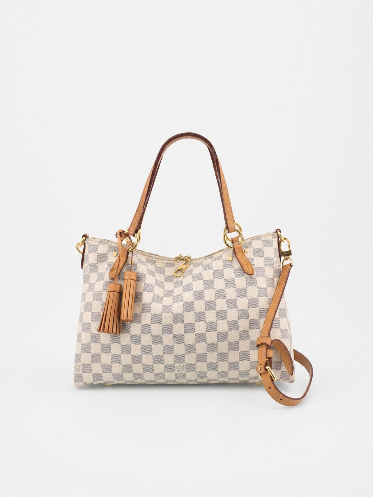 Louis Vuitton Shoulder Bag White Canvas