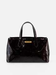 Louis Vuitton Wilshire PM Bordeaux Vernis leather