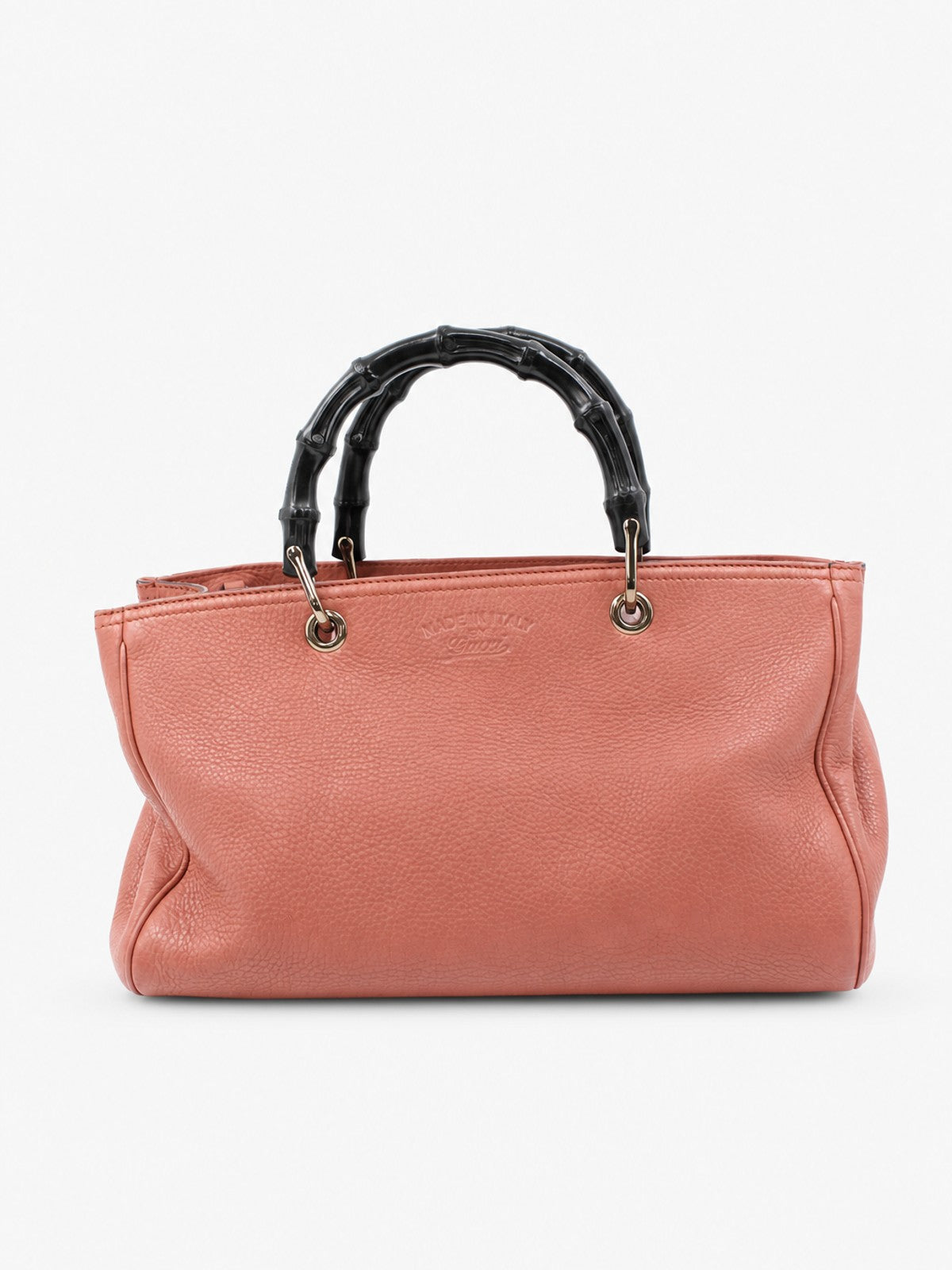 Gucci Hand Bag Pink Leather