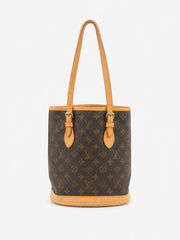 Louis Vuitton Mini Bucket Brown Canvas