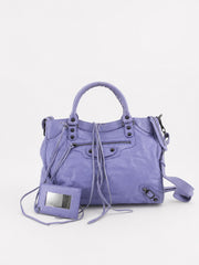 Balenciaga Velo Purple Leather