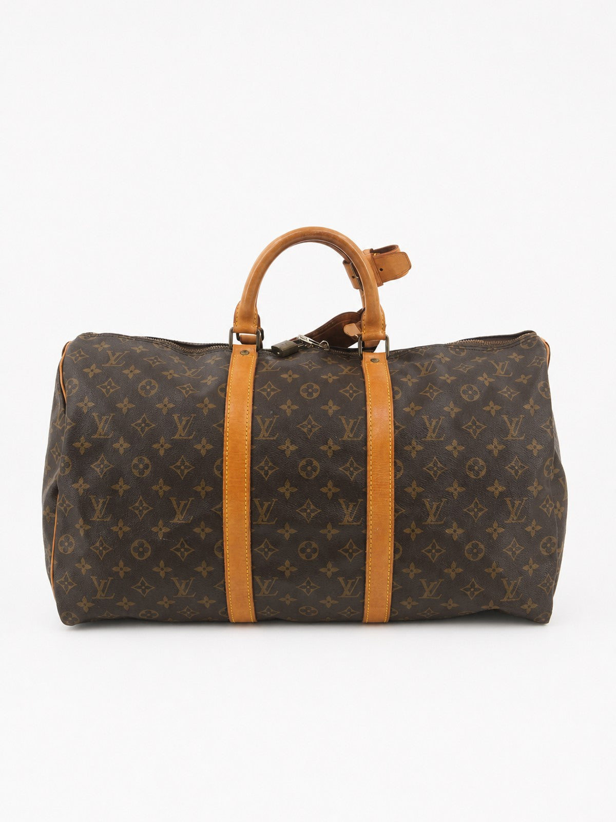 Louis Vuitton Keepall 50 Brown Canvas