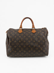 Louis Vuitton Speedy 35 Brown Canvas