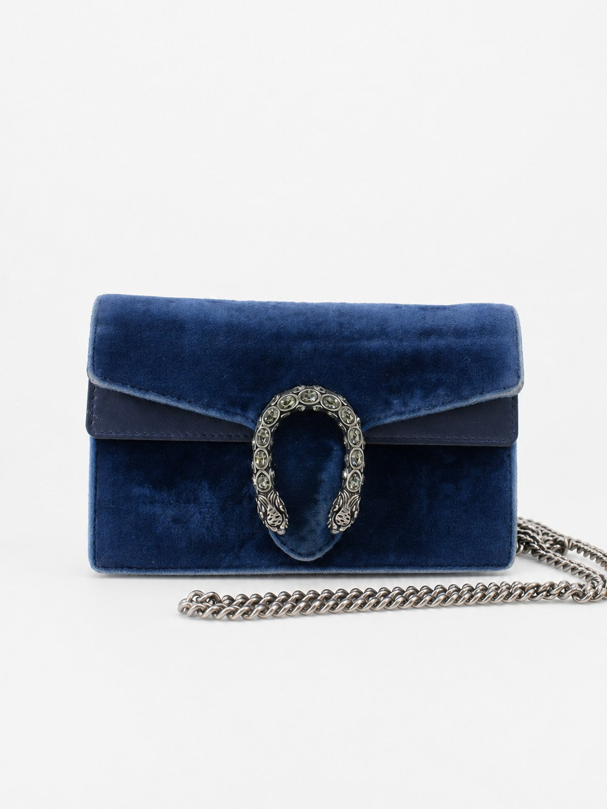Gucci Dionysus Mini GG Blue Velour