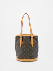 Louis Vuitton Mini Bucket Brown Canvas