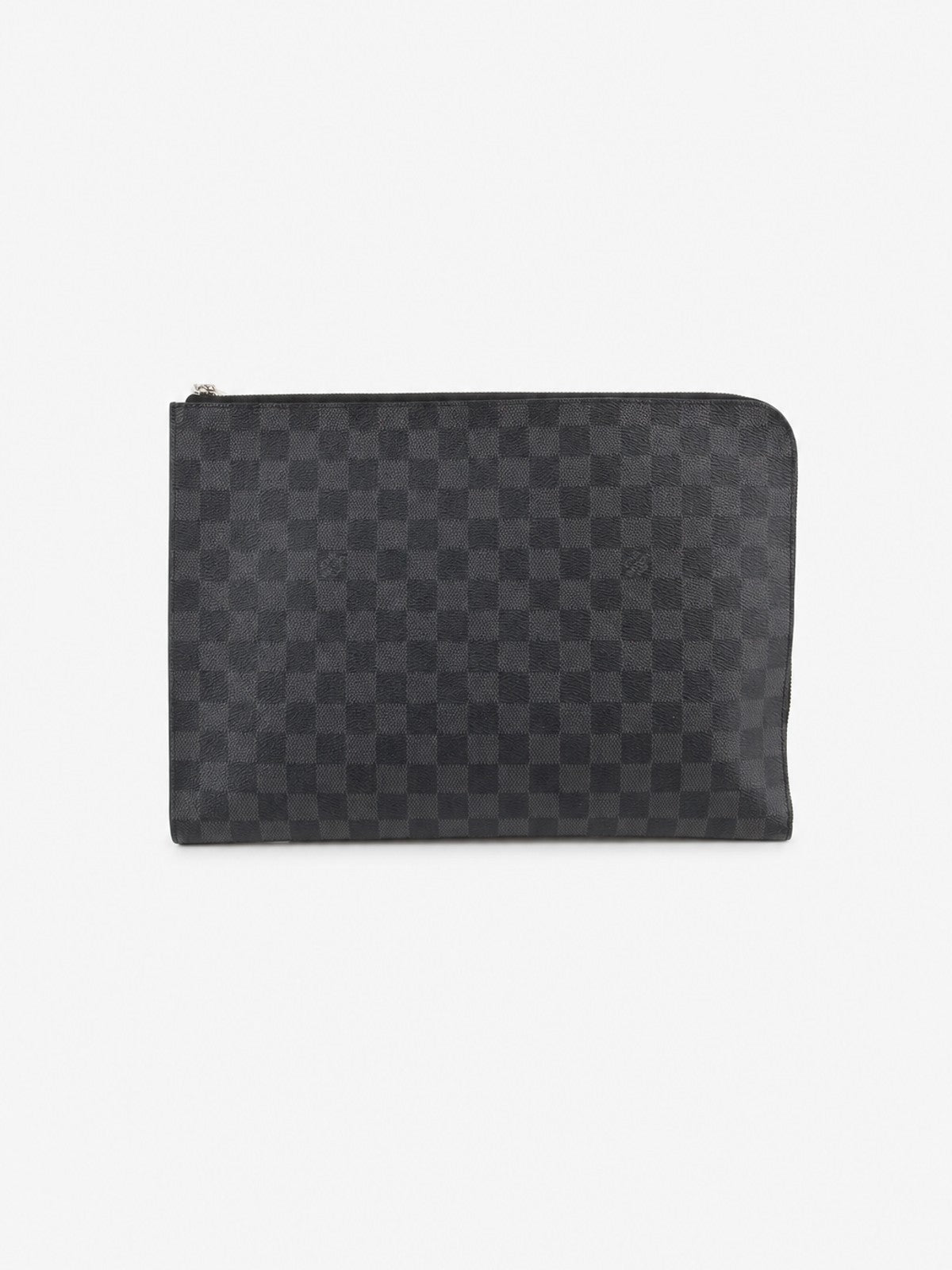Louis Vuitton Pouch Grey Canvas