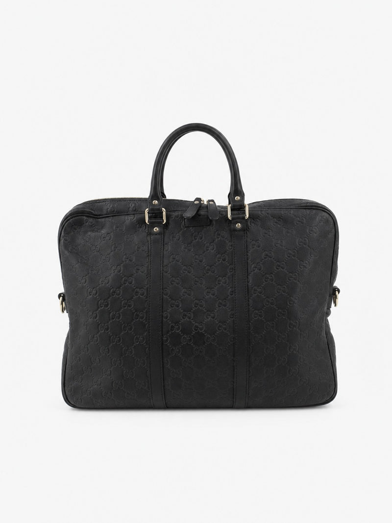 Gucci Business Bag Black Leather