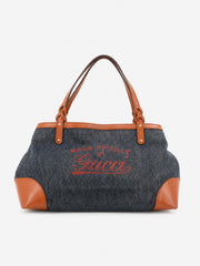 Gucci Shoulder Bag Blue Denim