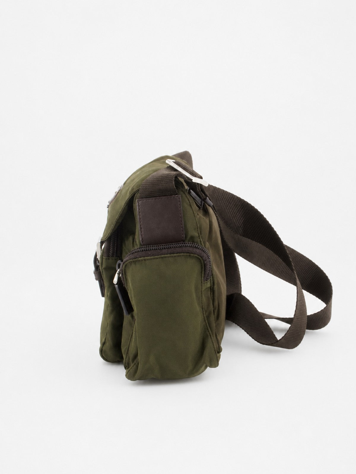 Prada Single Buckle Messenger