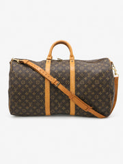 Louis Vuitton Keepall 55 Brown Canvas