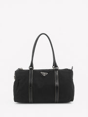Prada Shoulder Bag Black Soft nylon