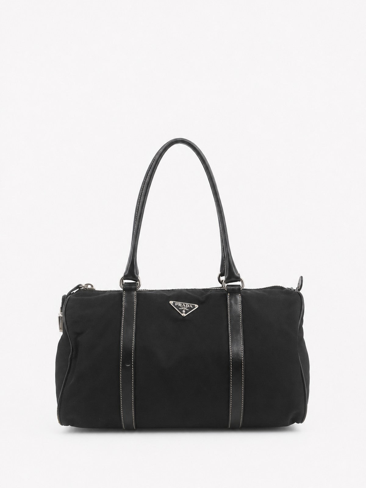 Prada Shoulder Bag Black Soft nylon