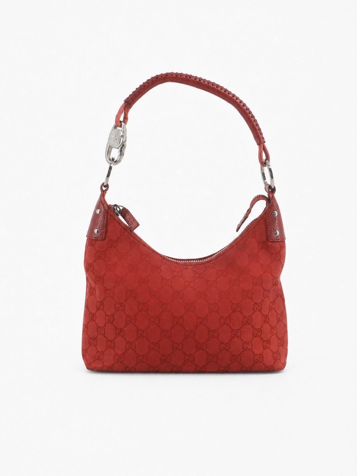 Gucci Shoulder Bag Red Canvas