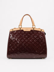 Louis Vuitton Hand Bag Bordeaux Vernis leather