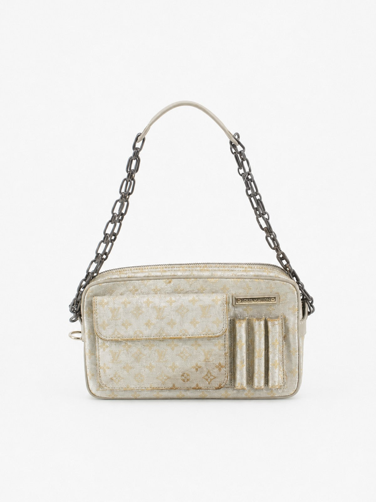 Louis Vuitton Mckenna Silver Fabric