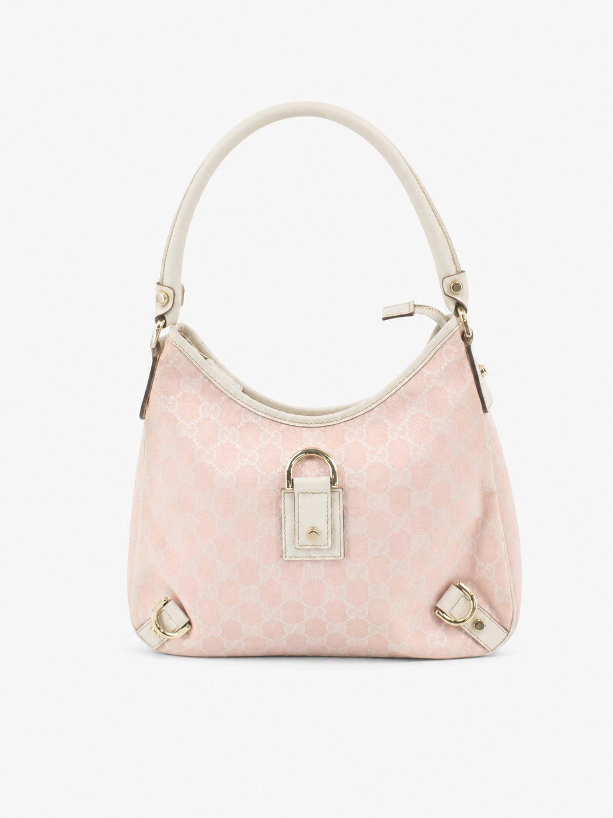 Gucci Shoulder Bag Pink Canvas