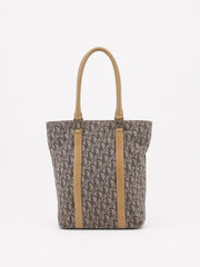 Christian Dior Tote Bag Brown Canvas