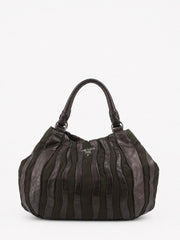 Prada Hand Bag Green Soft nylon