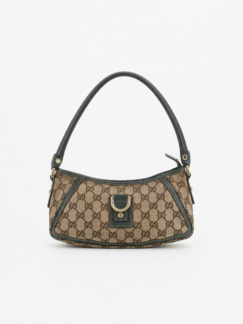 Gucci Abbey D-Ring Pochette Brown Canvas