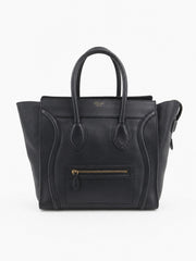 Celine Medium Luggage Black Leather