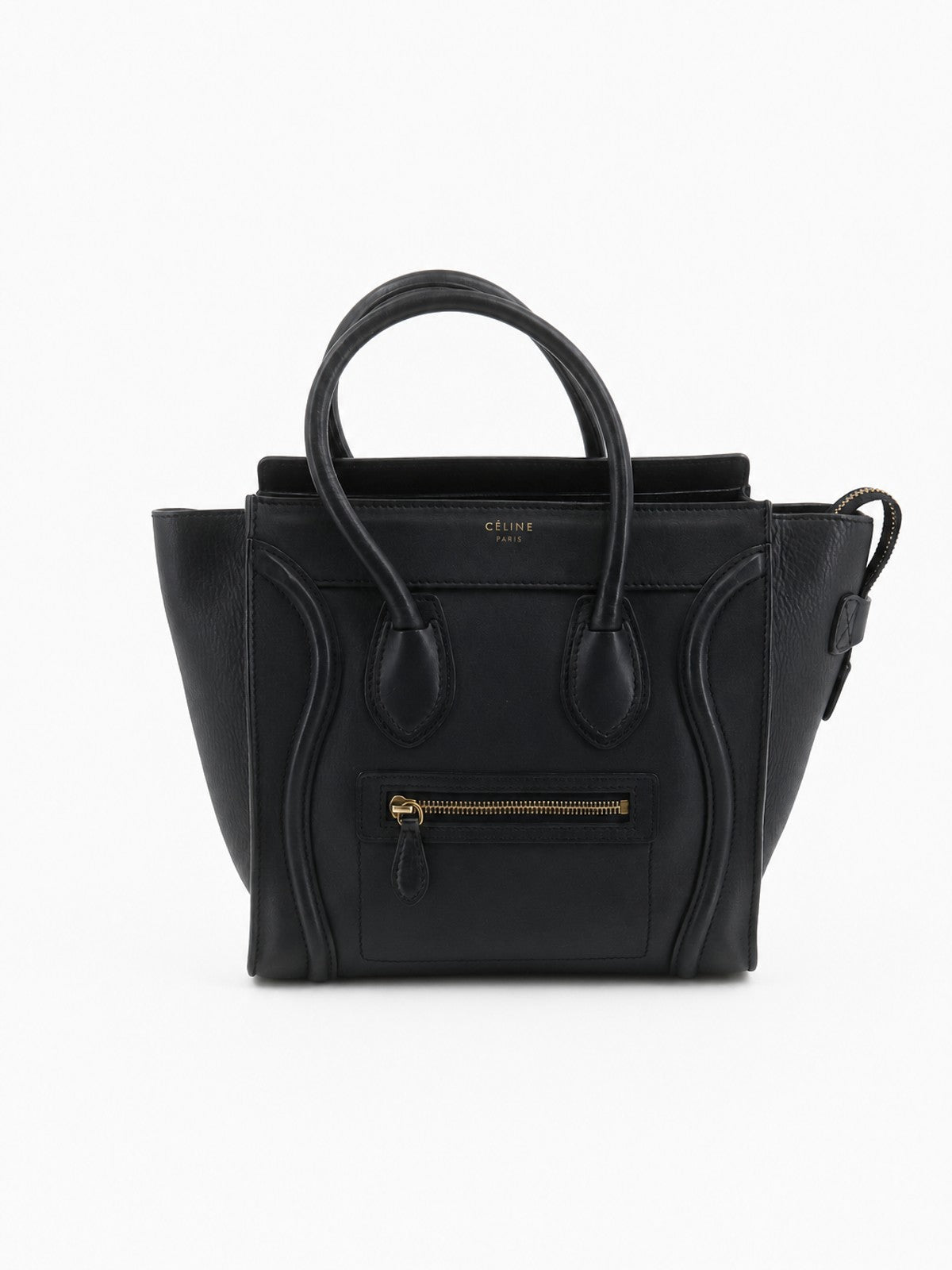 Celine Small Luggage Blue Leather