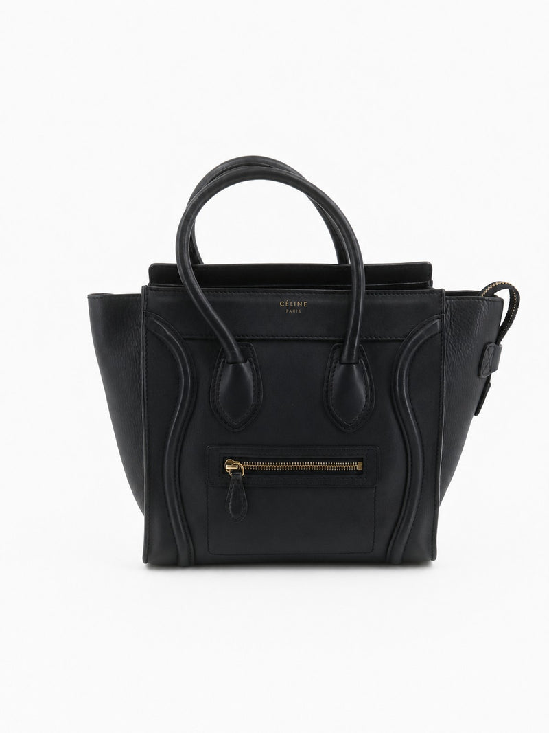 Celine Small Luggage Blue Leather
