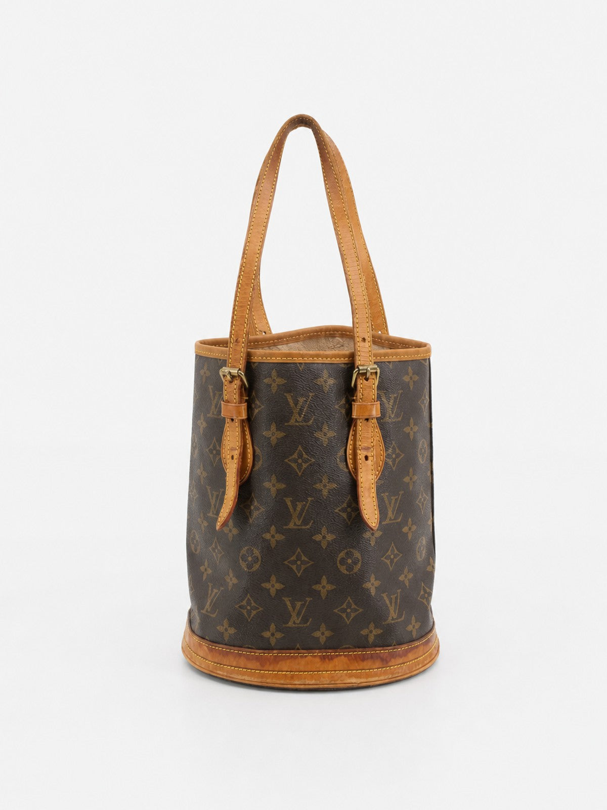Louis Vuitton Mini Bucket Brown Canvas