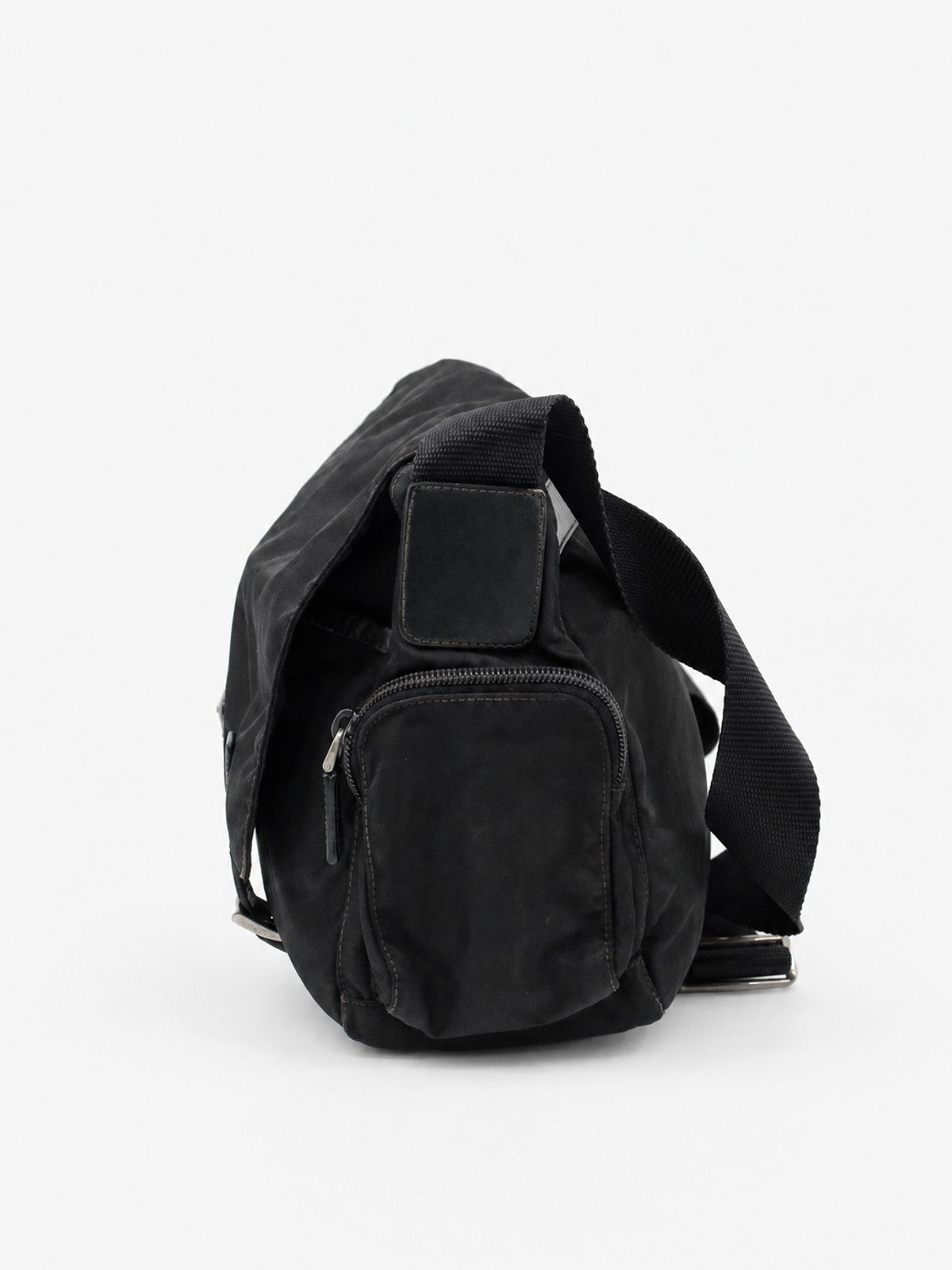 Prada Double Buckle Messenger