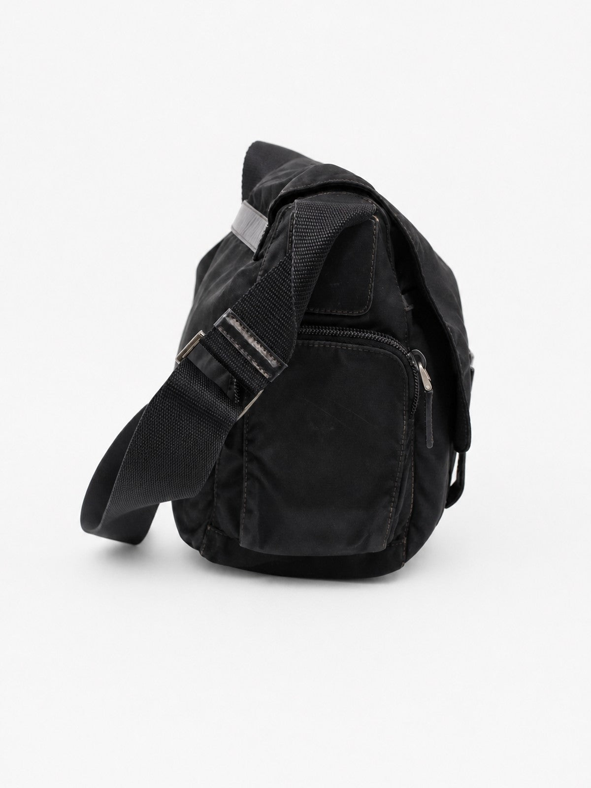 Prada Double Buckle Messenger