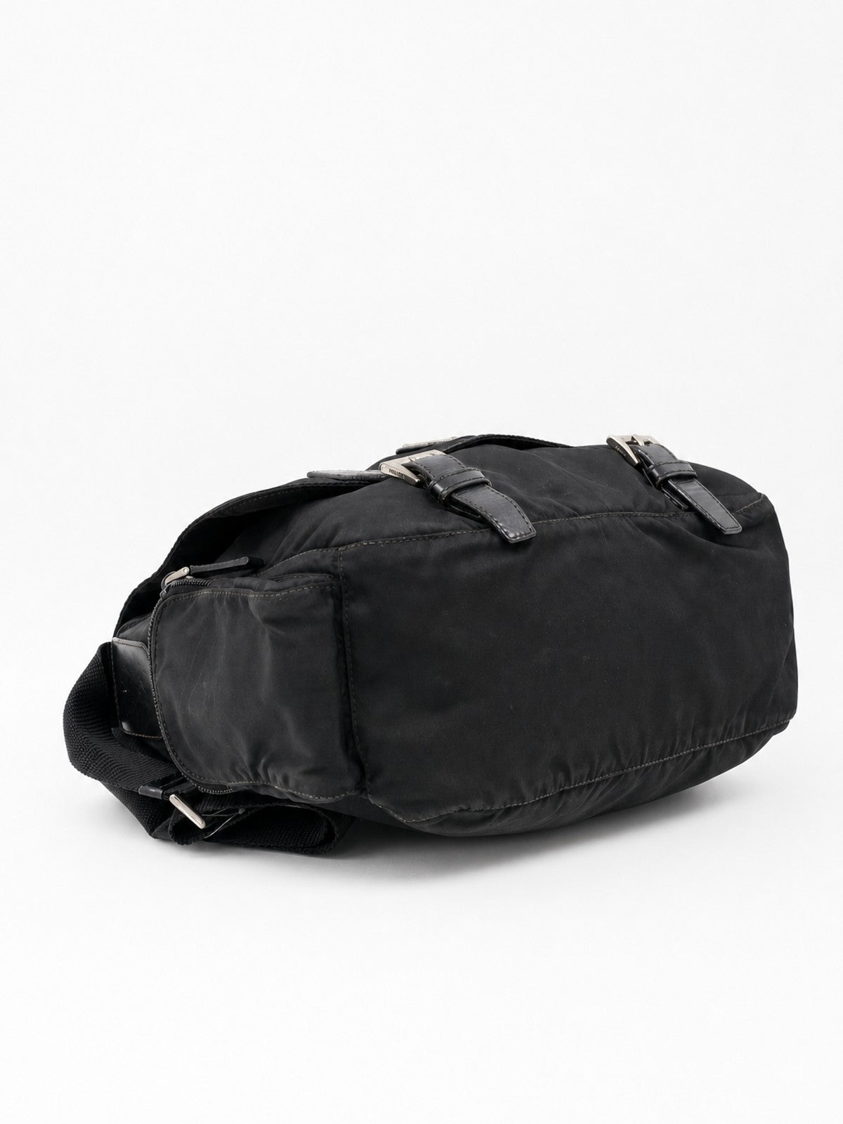 Prada Double Buckle Messenger
