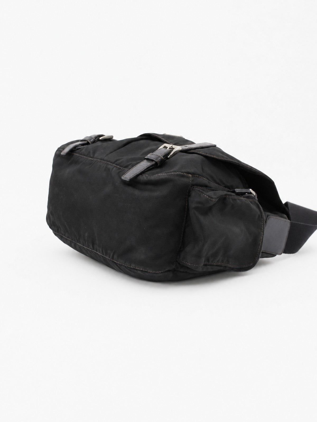 Prada Double Buckle Messenger