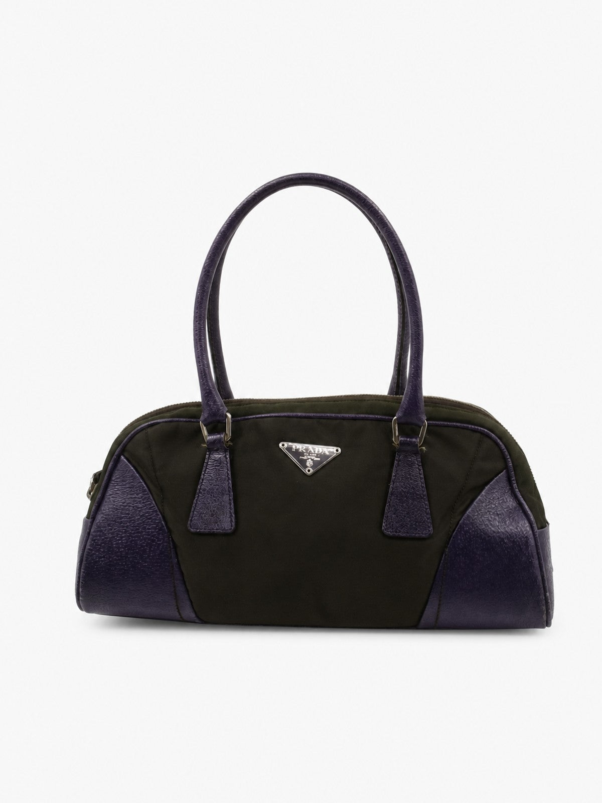 Prada Hand Bag Green Soft nylon