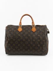 Louis Vuitton Speedy 35 Brown Canvas