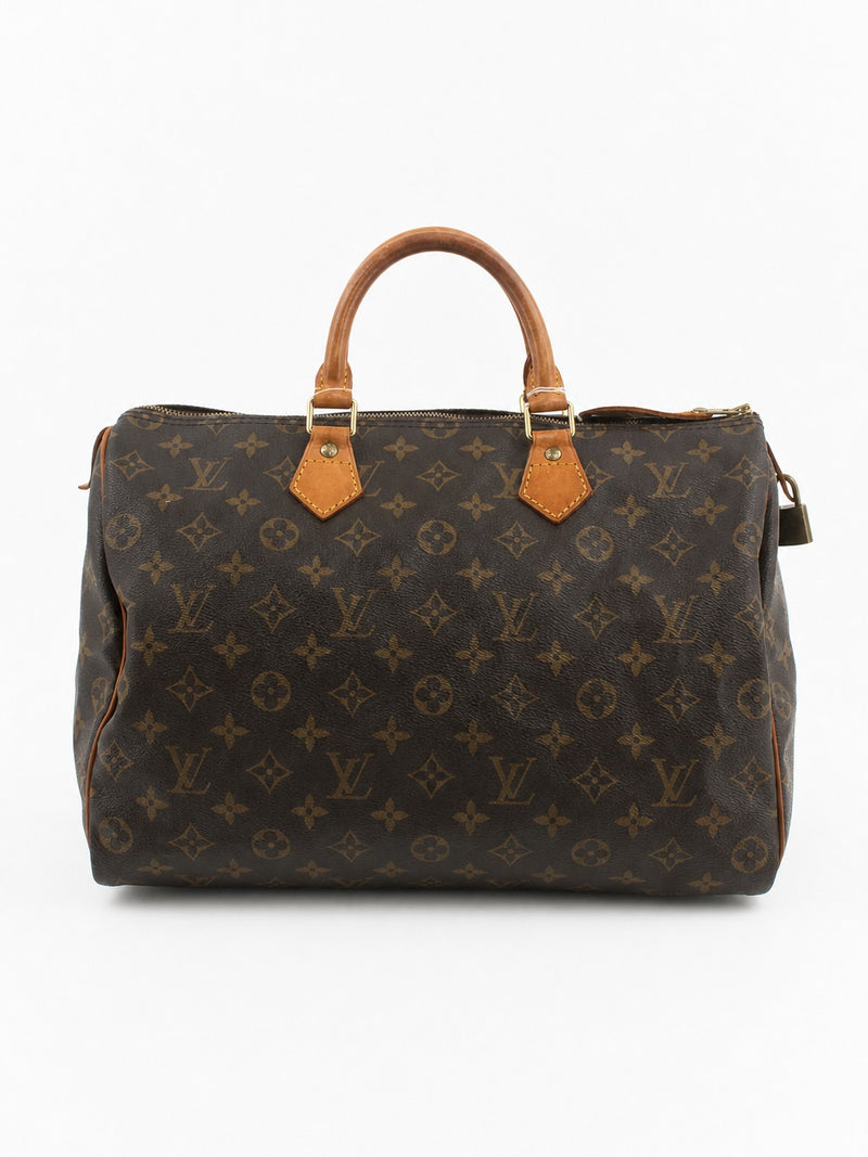 Louis Vuitton Speedy 35 Brown Canvas