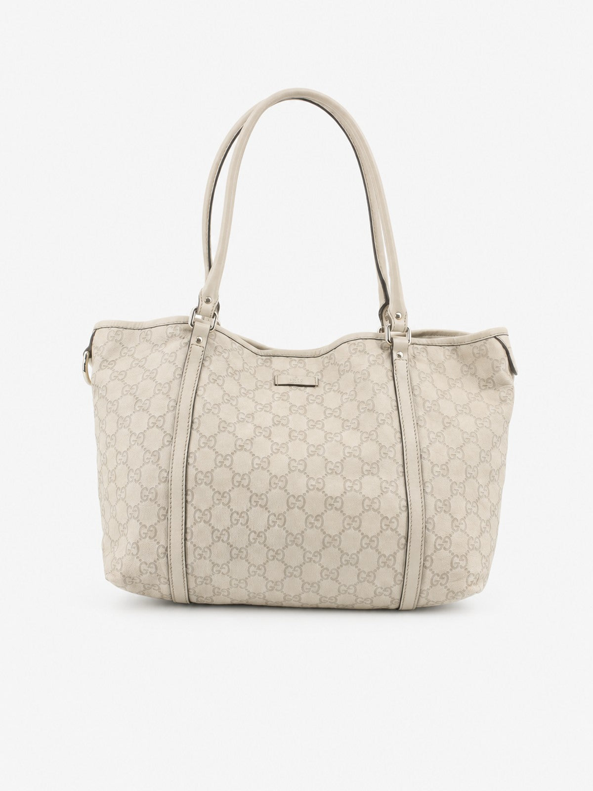 Gucci Shoulder Bag Cream Leather
