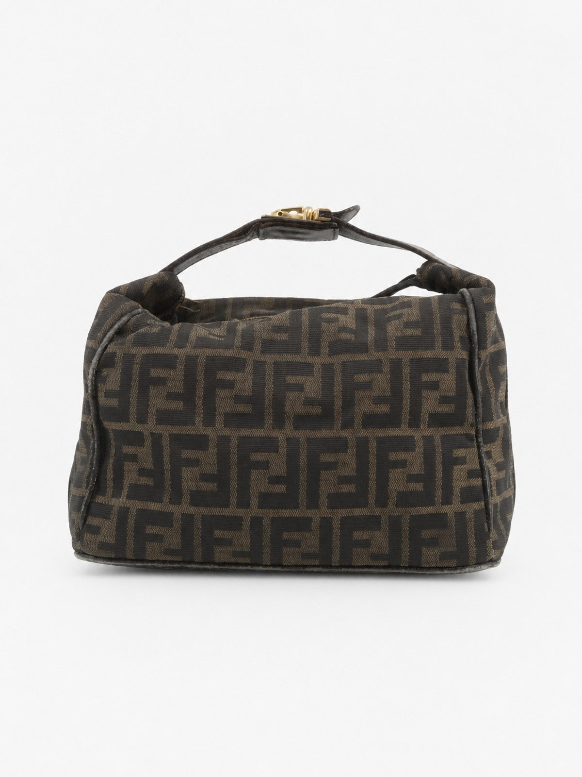 Fendi Hand Bag Brown Canvas