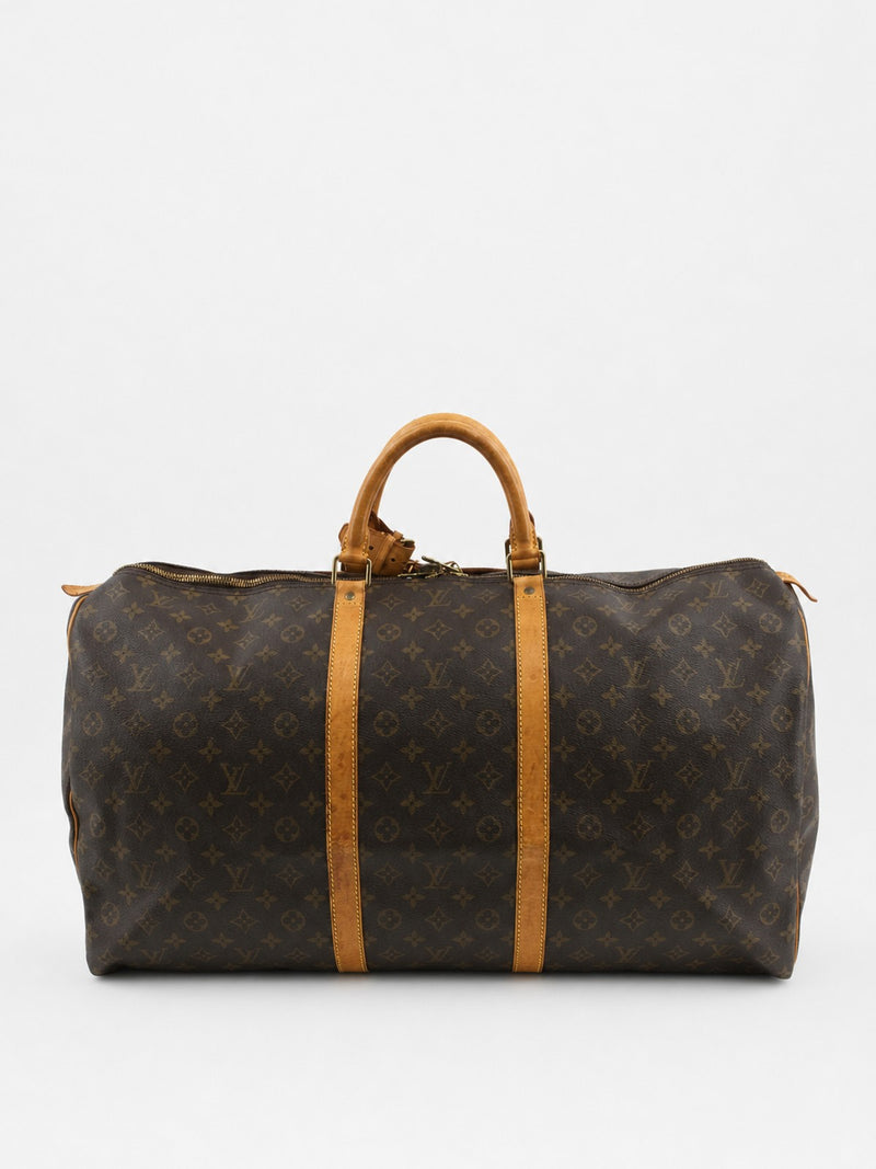 Louis Vuitton Keepall 60 Brown Canvas