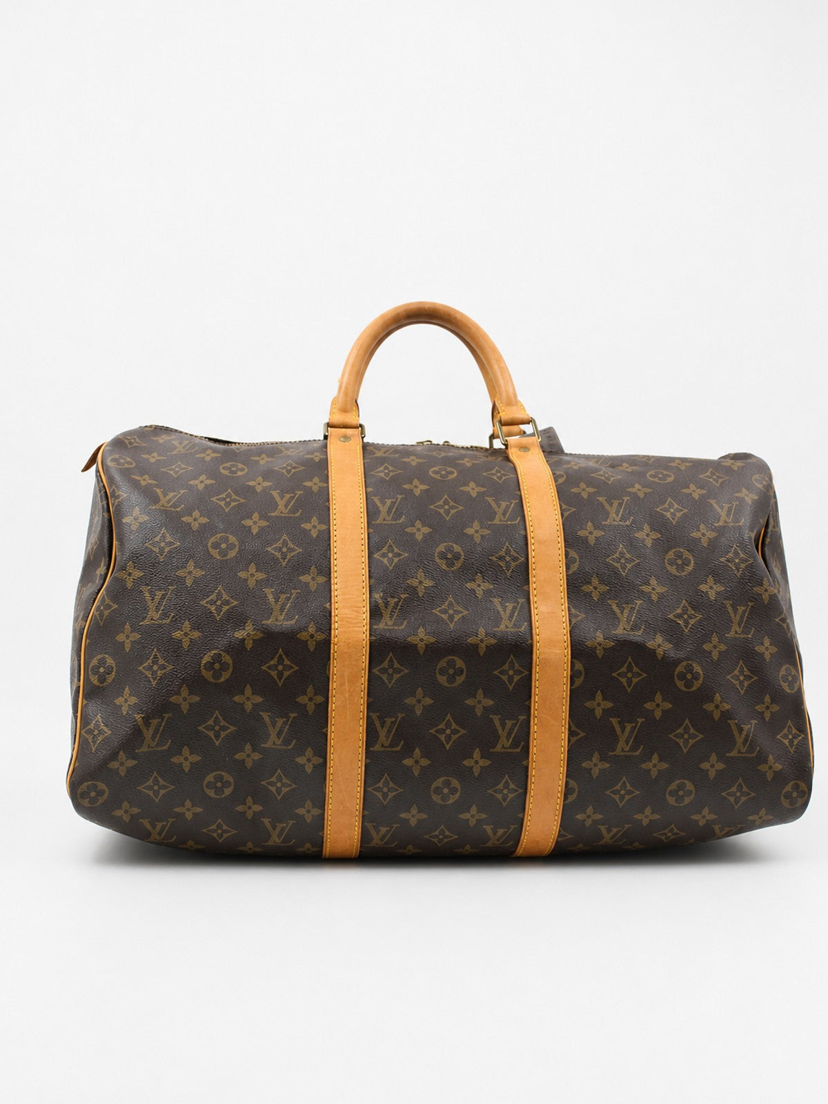 Louis Vuitton Keepall 50 Brown Canvas