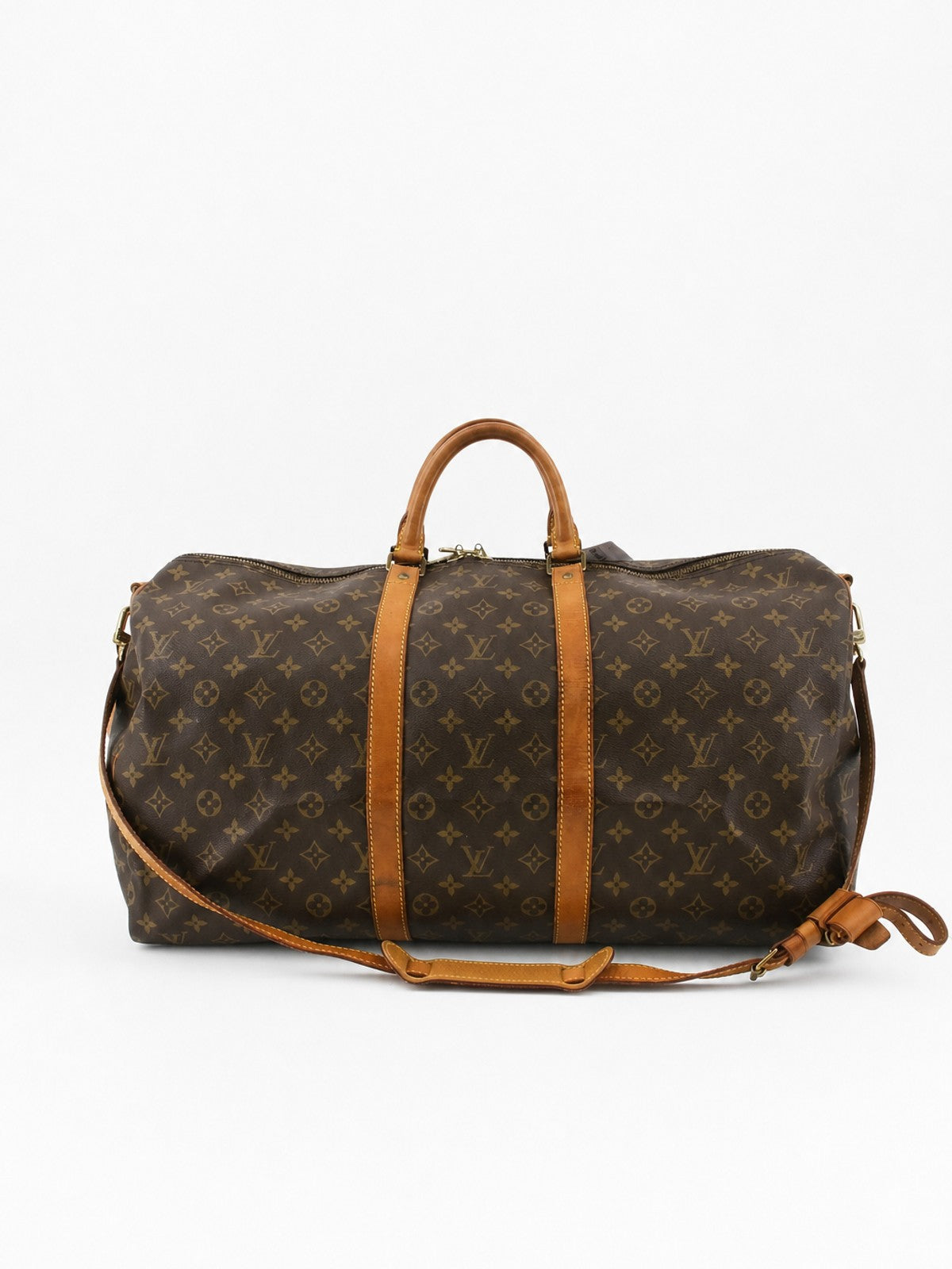 Louis Vuitton Keepall 55 Brown Canvas