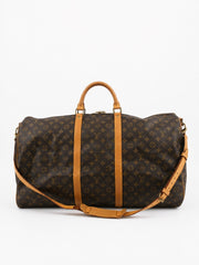Louis Vuitton Keepall 60 Brown Canvas