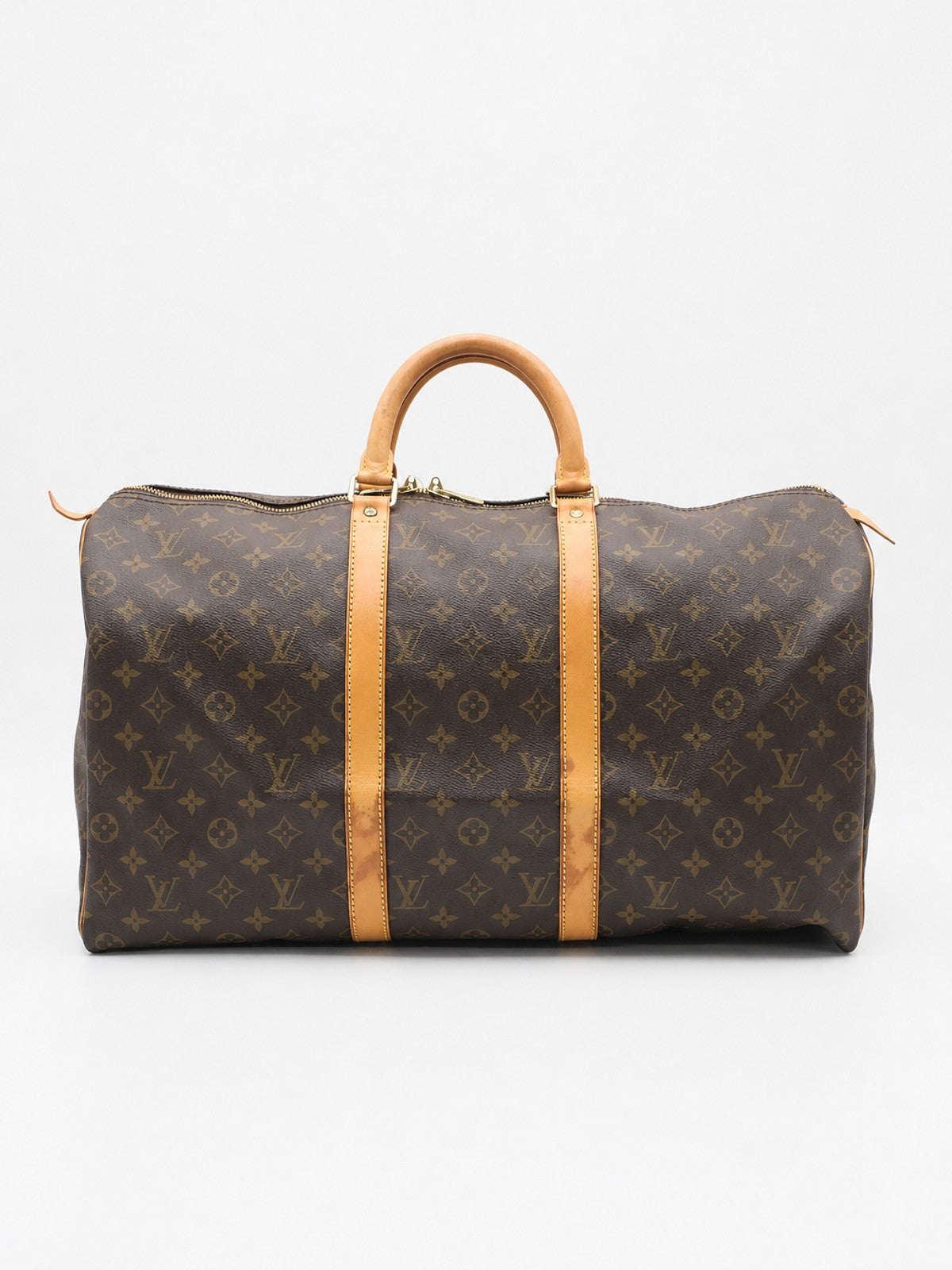 Louis Vuitton Keepall 50 Brown Canvas