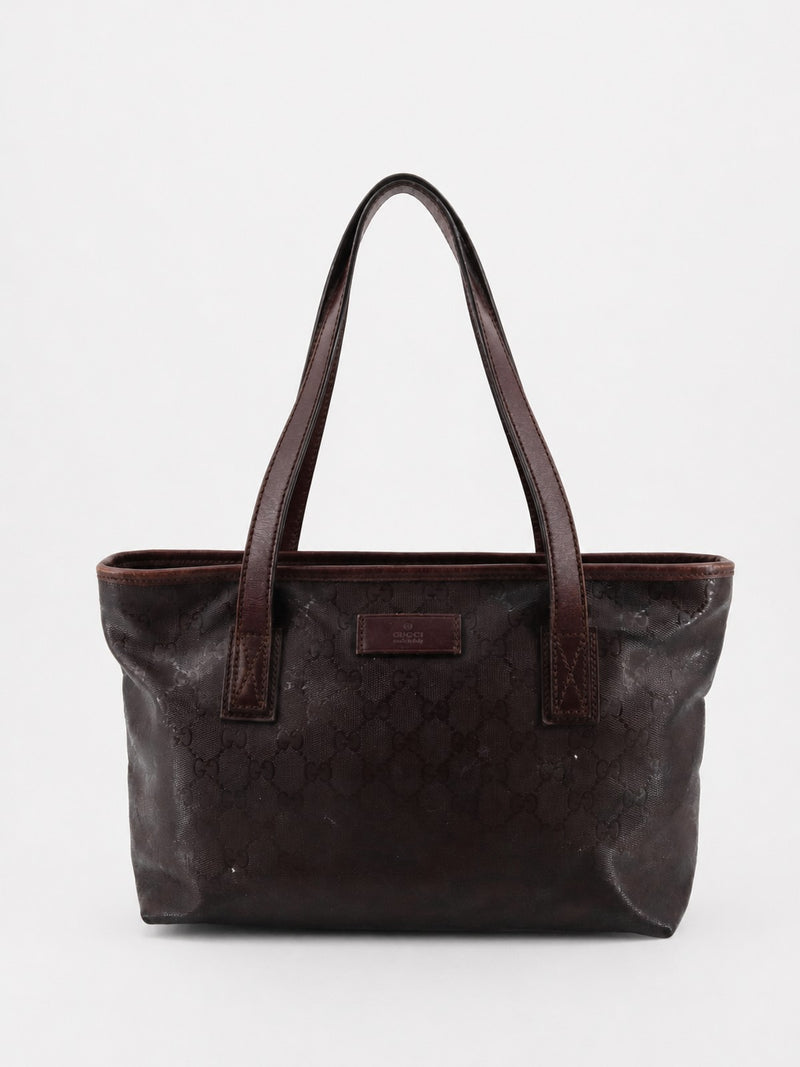 Gucci Shoulder Bag Red Canvas