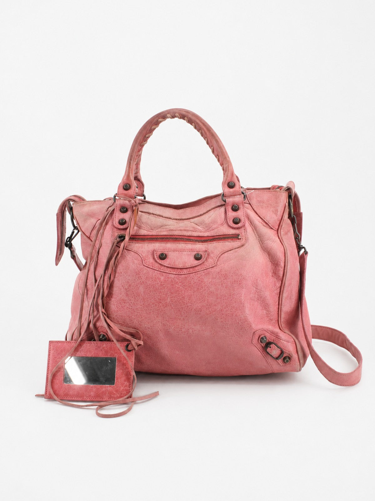 Balenciaga Velo Pink Leather