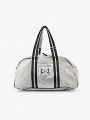 Chanel Duffle Bag Grey Fabric