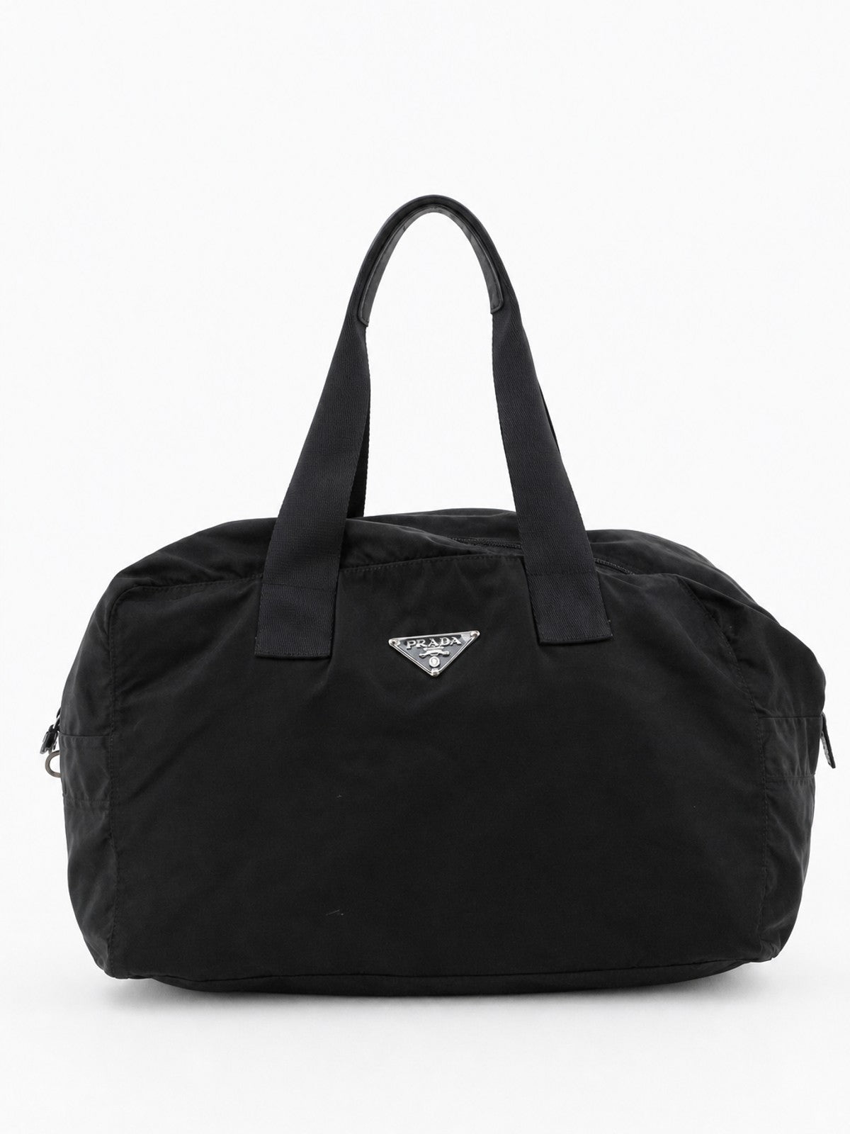 Prada Shoulder Bag Black Soft nylon
