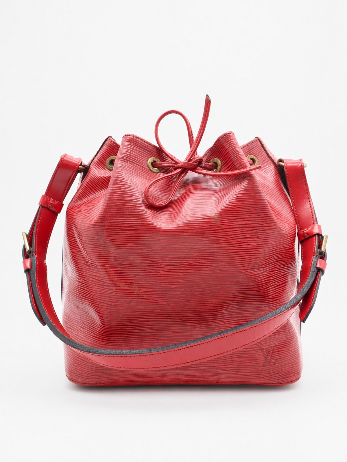 Louis Vuitton Petit Noé Red Epi leather