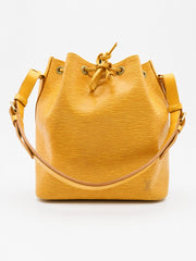 Louis Vuitton Petit Noé Yellow Canvas